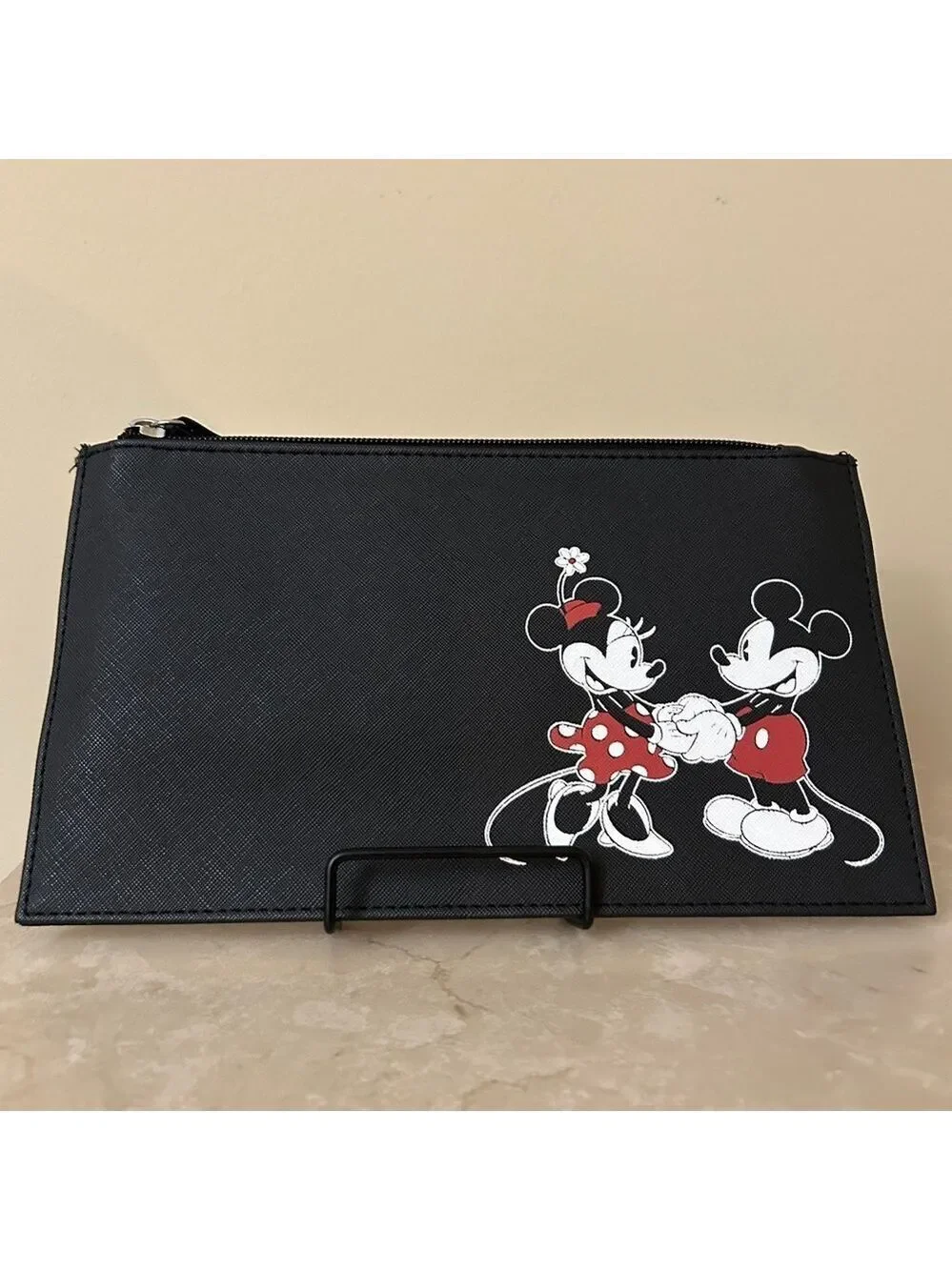 Mickey and Minnie Mouse Wristlet EUC